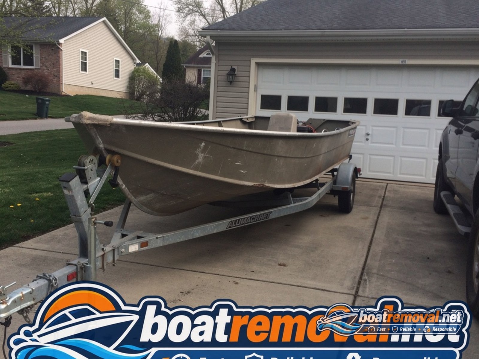 Lund 1600 Fury removal Asheville NC