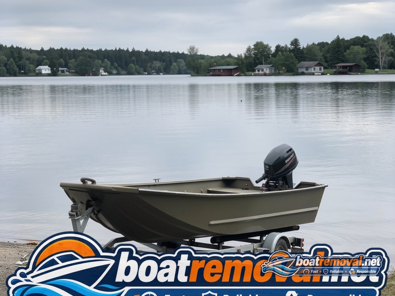 Boston Whaler 13 loaded for removal Tallahassee FL