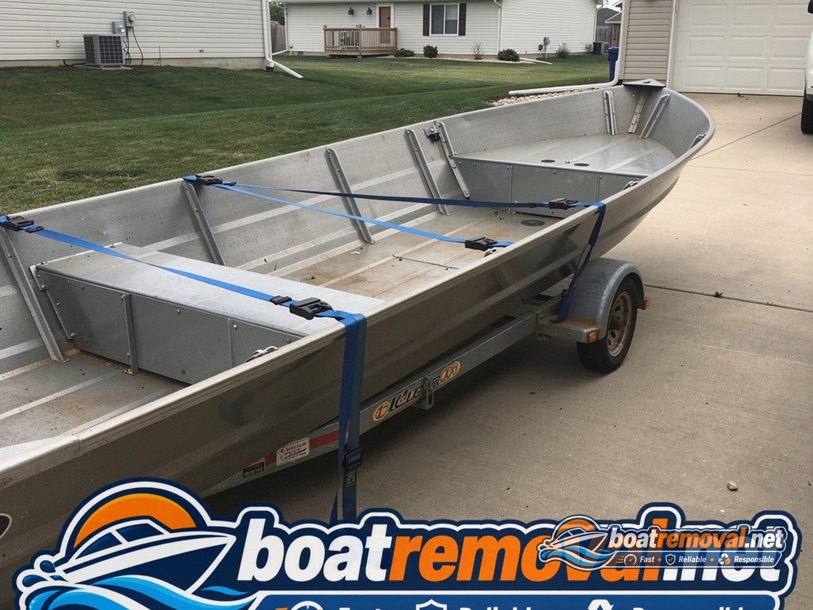 Boston Whaler 13 loaded for removal South San Francisco CA