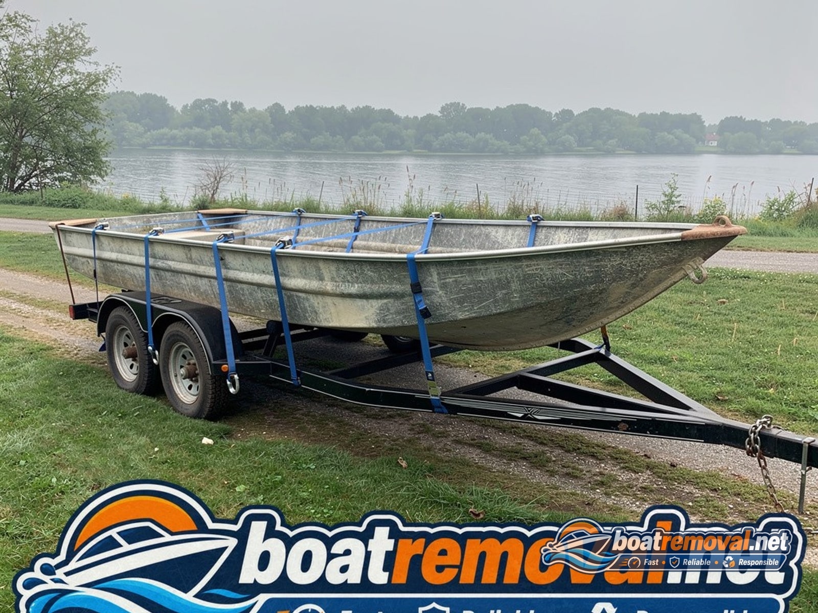 Boston Whaler 13 loaded for removal Rocklin CA