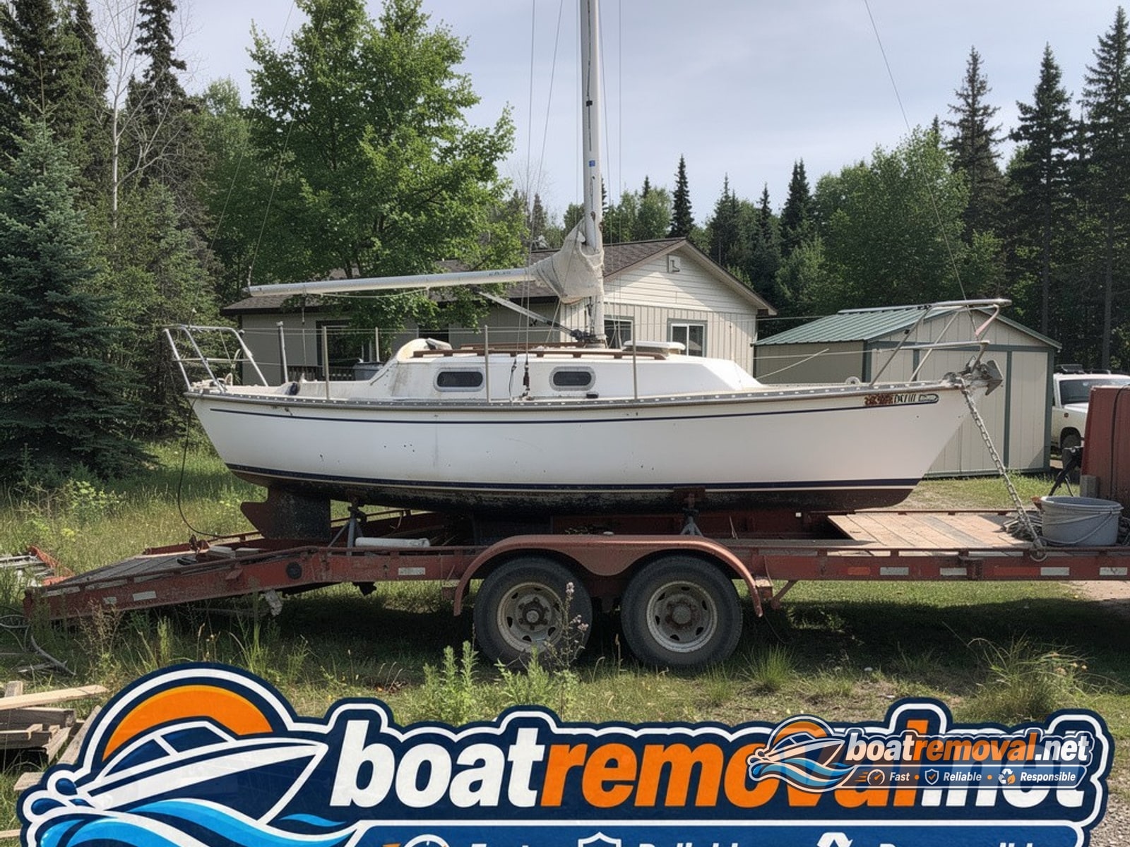 MacGregor 26 loaded for removal Carmichael CA