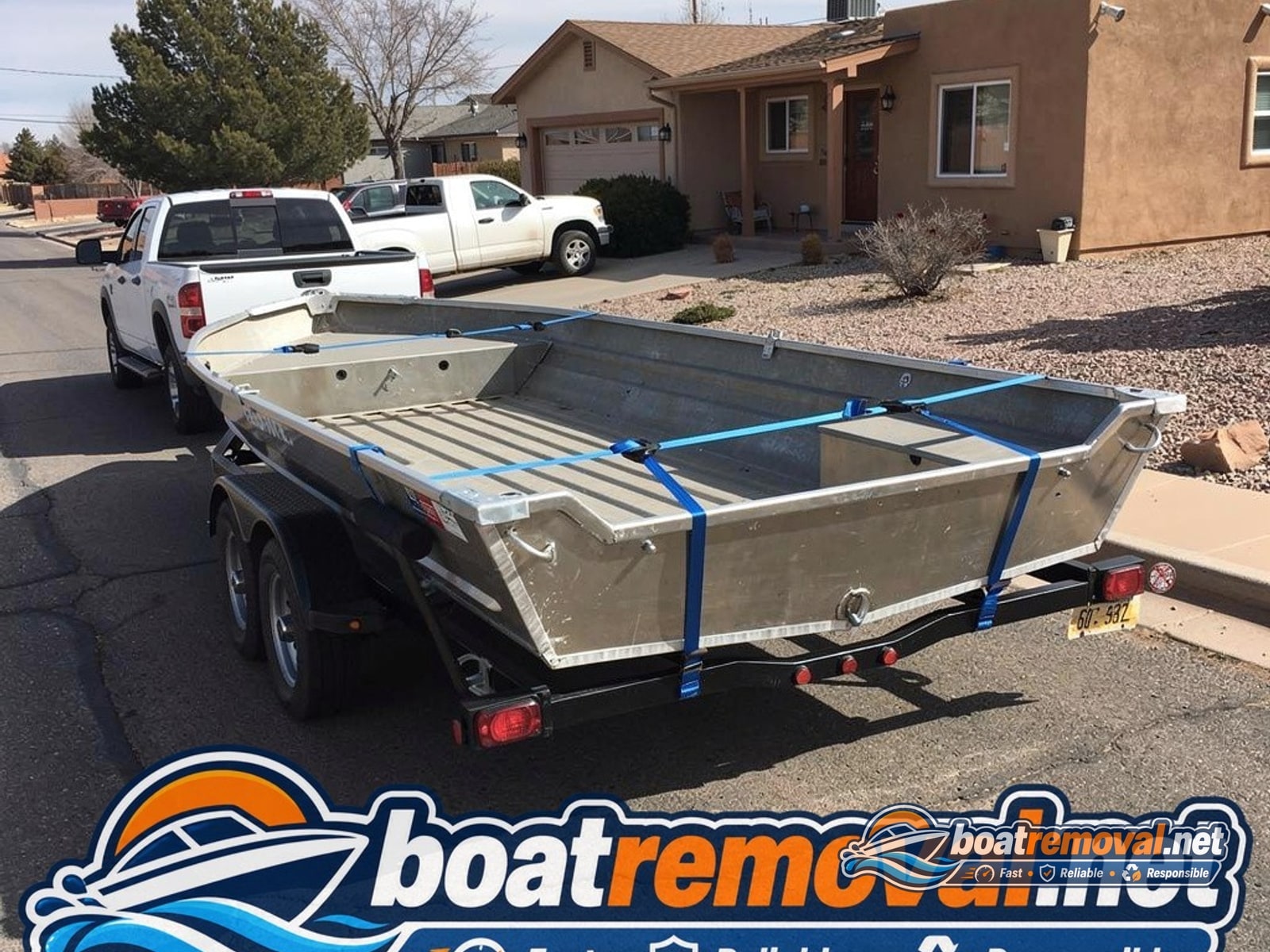 Boston Whaler 13 loaded for removal Denver CO