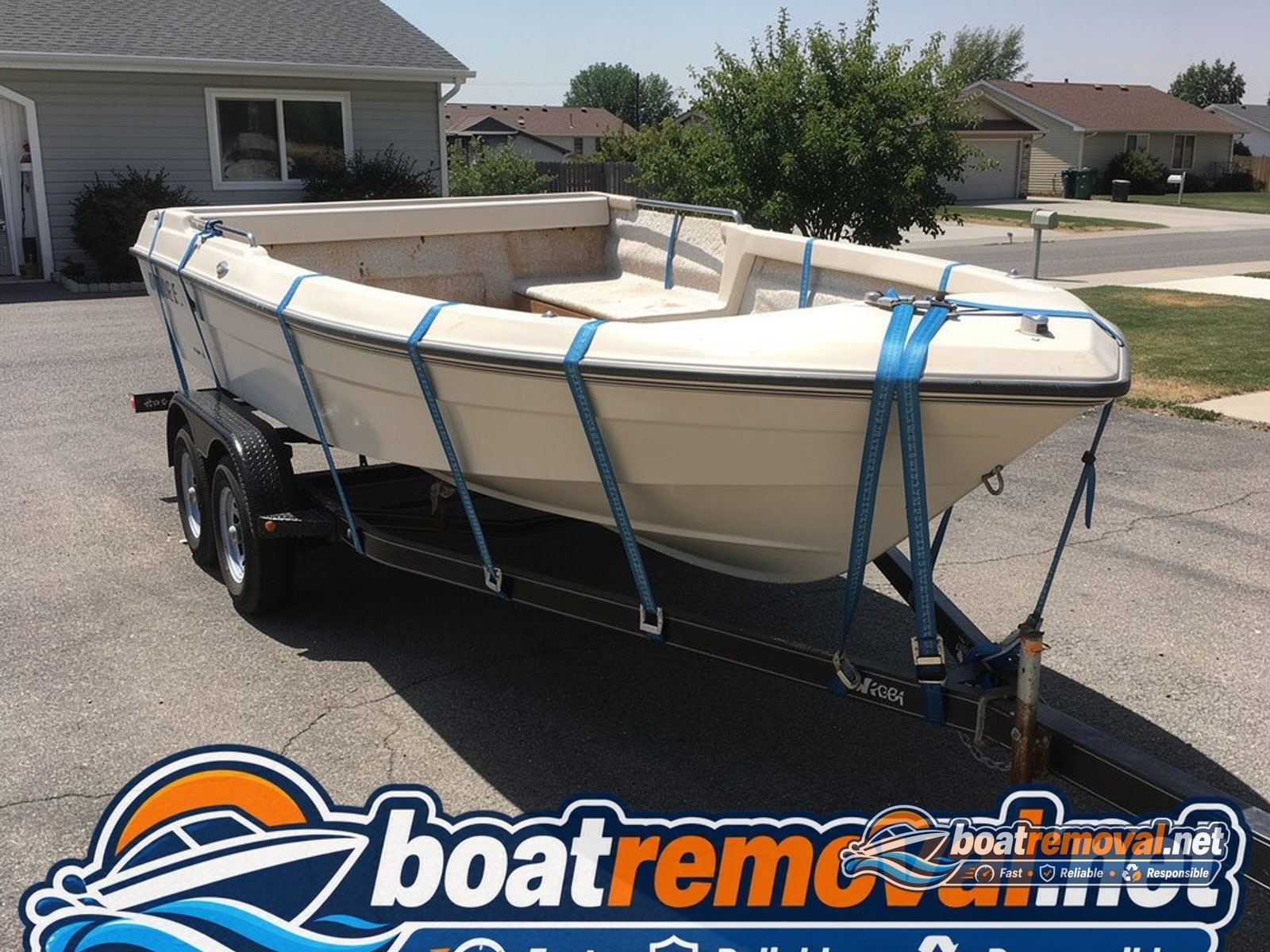Sunbird Corsair 205 loaded for removal Carson CA