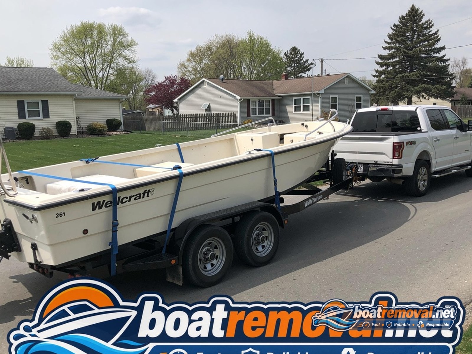 Thompson 21 loaded for removal Miami FL