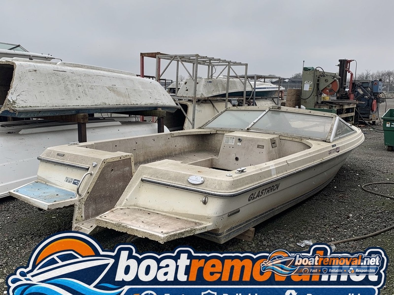 Rinker 232 loaded for removal Centennial CO