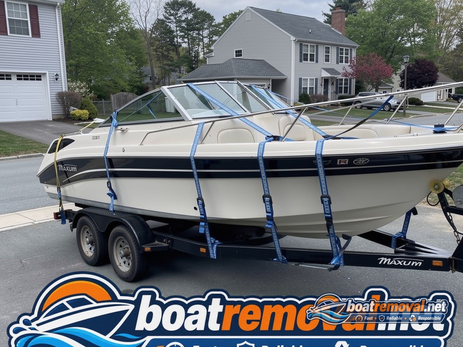 Sea Ray 180 loaded for removal Alameda CA
