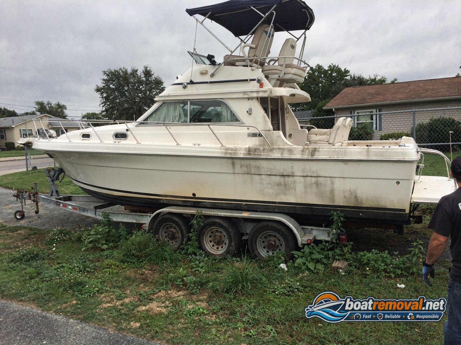 Silverton 34 removal Palm Harbor FL