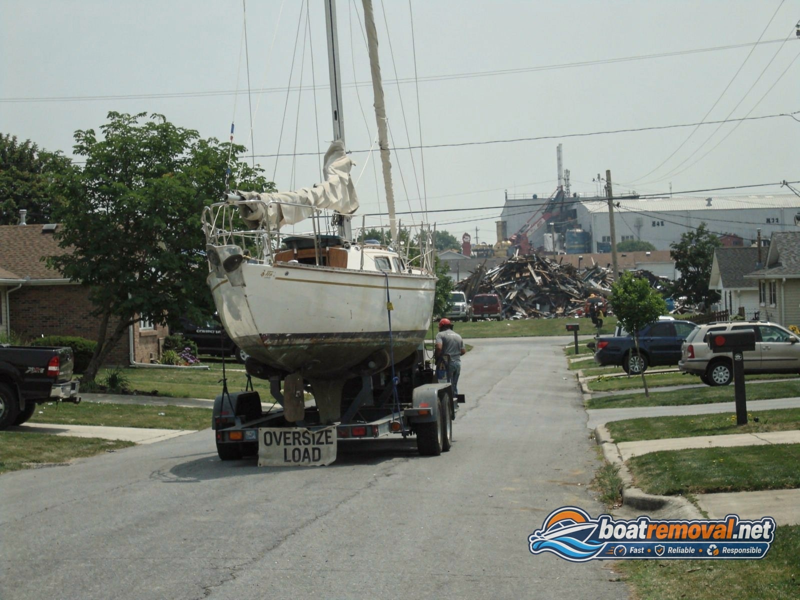 Catalina 27 loaded for removal New Haven CT