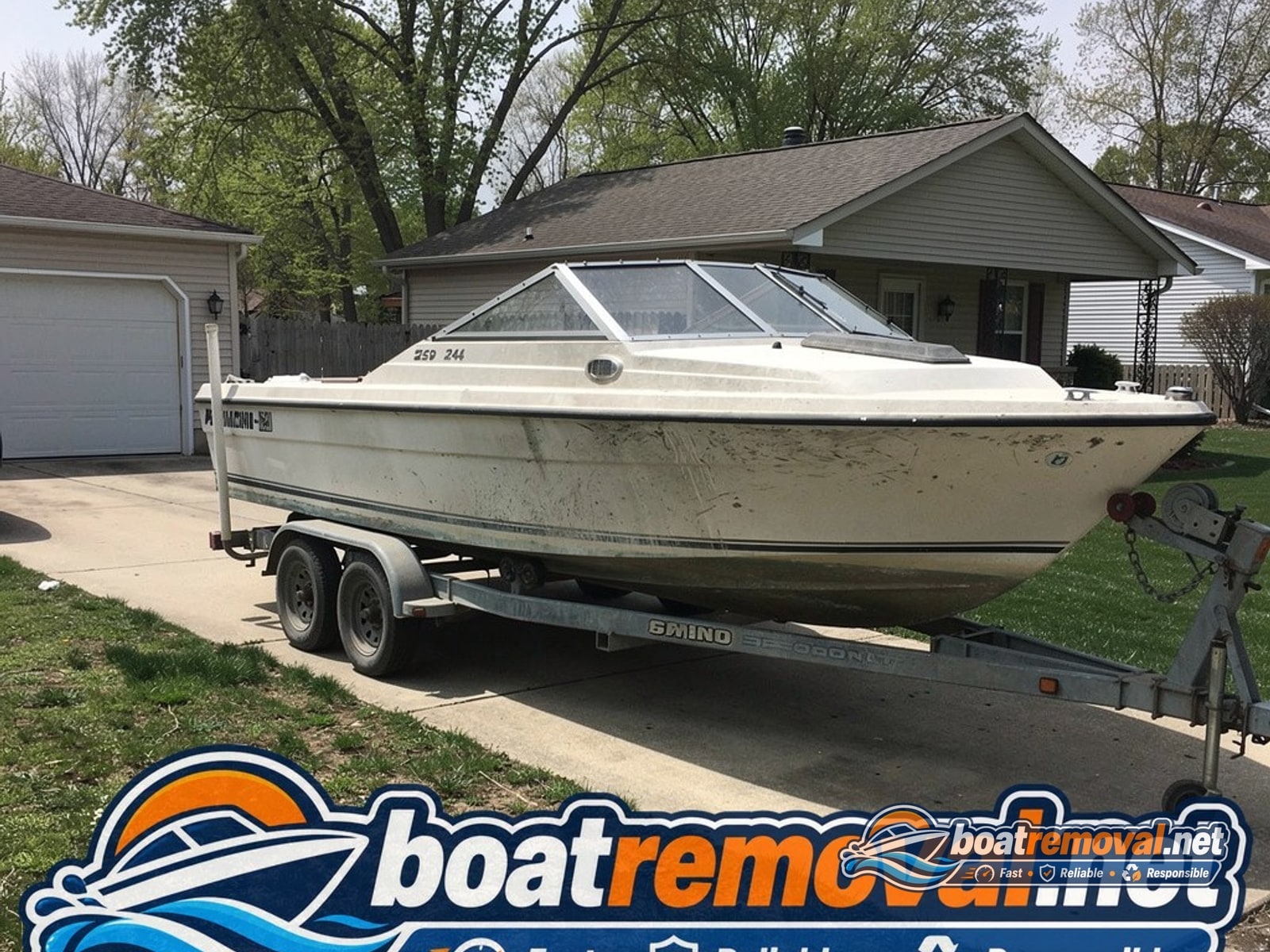 Sea Ray 268 Sundancer removal Bellflower CA