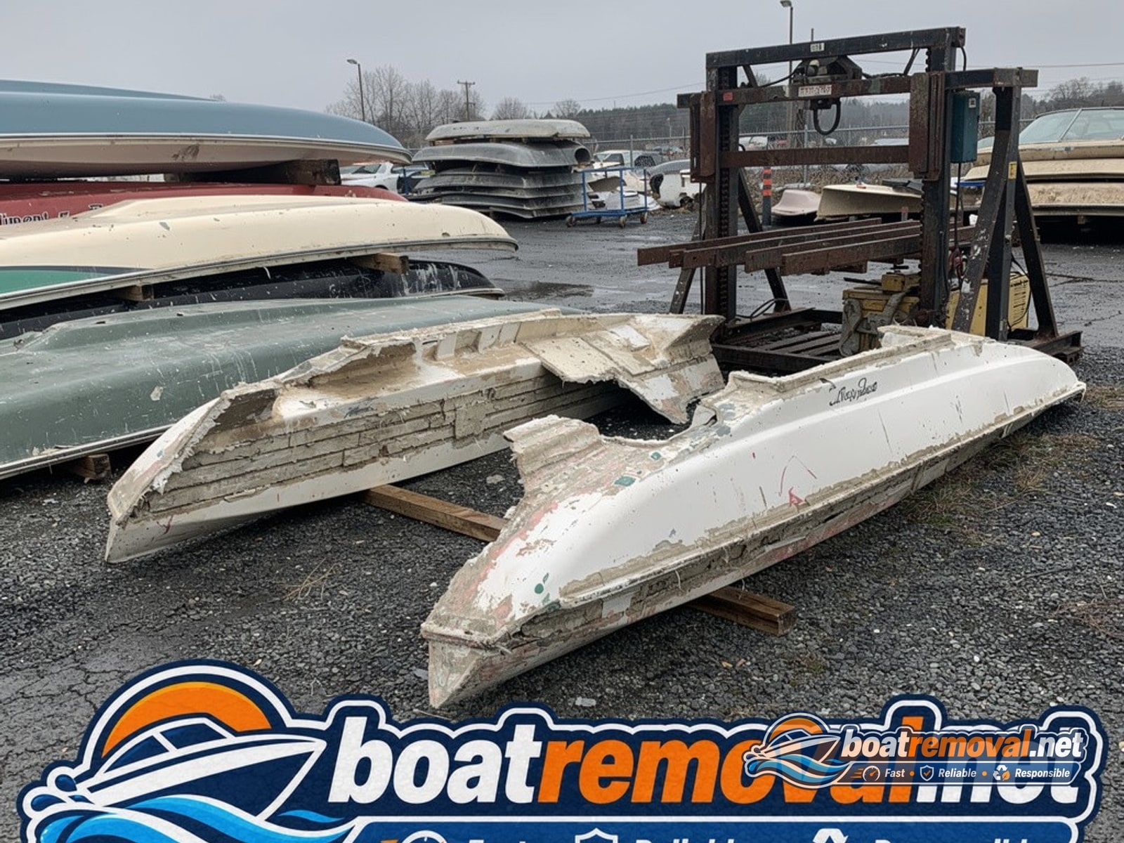 Bayliner 175 Bowrider loaded for removal Temecula CA