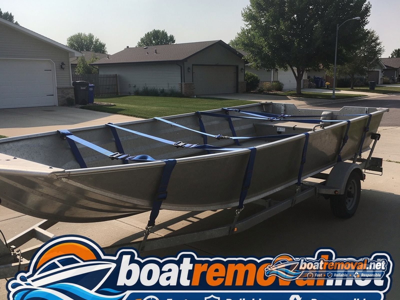 Jon boat 1436 loaded for removal Woodland CA